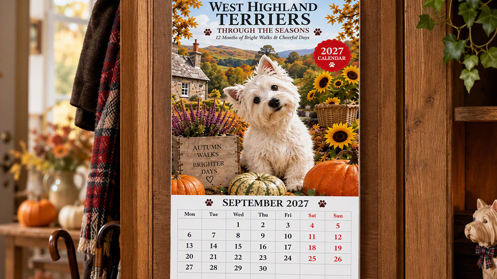 West Highland Terriers 2027 Calendar