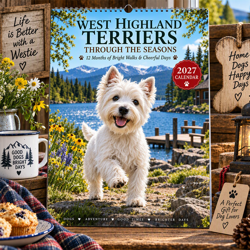 West Highland Terriers 2027 Calendar