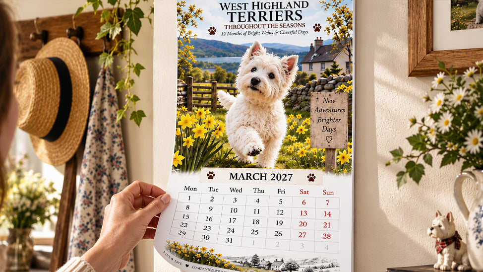 West Highland Terriers 2027 Calendar