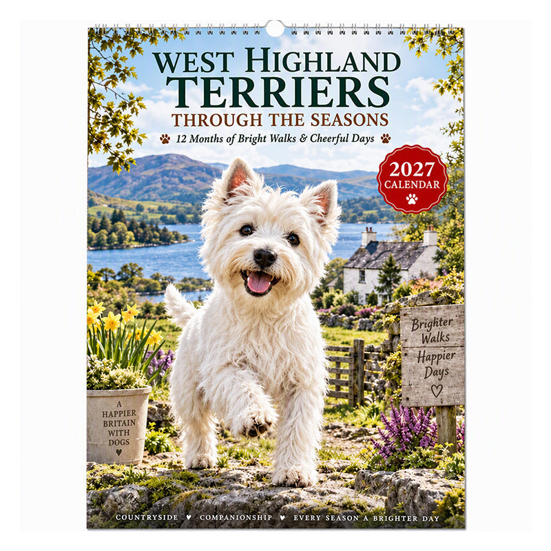 West Highland Terriers 2027 Calendar
