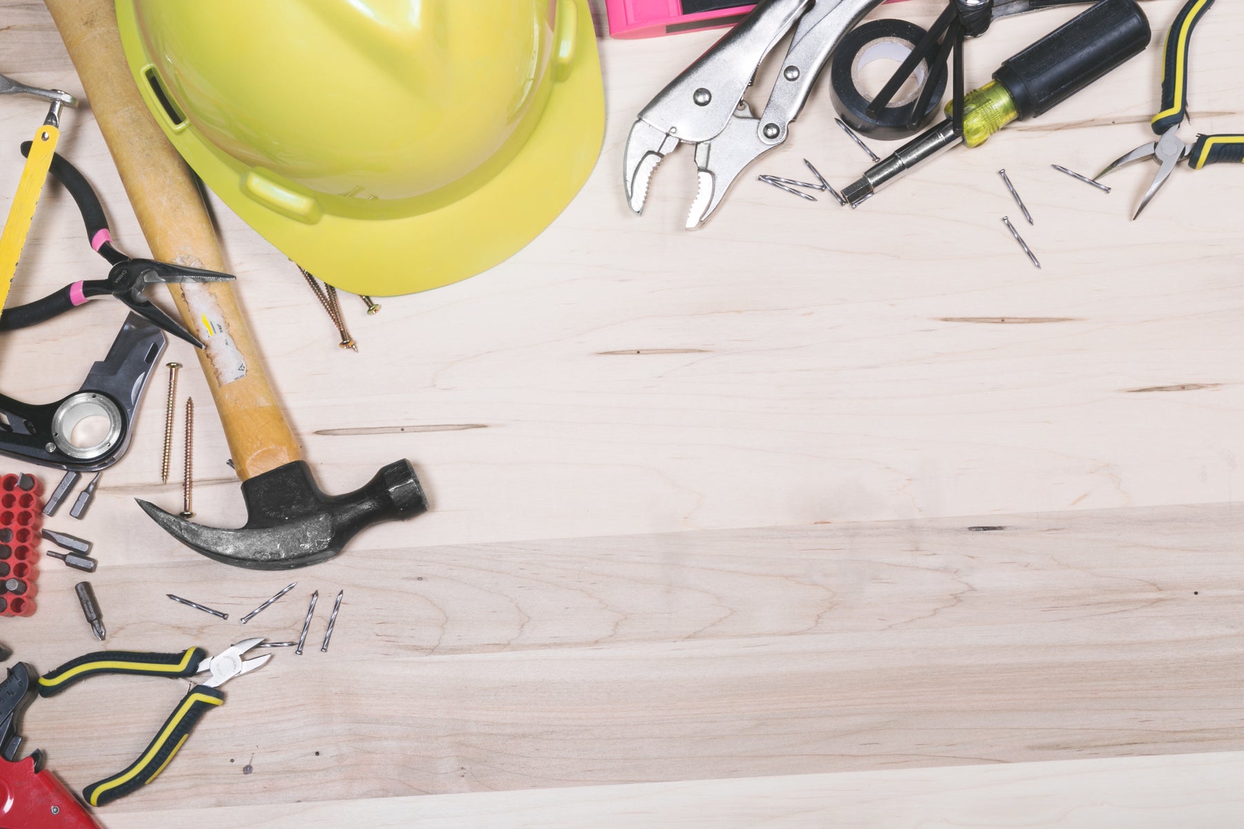 Flatlay for construction